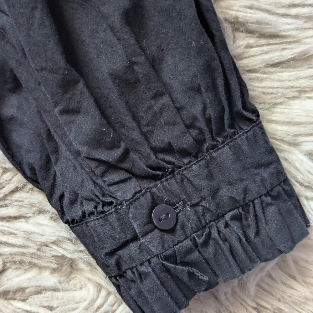EUC Sonmer Kitty Blouse in Black Lace Poplin - Picture 14 of 16